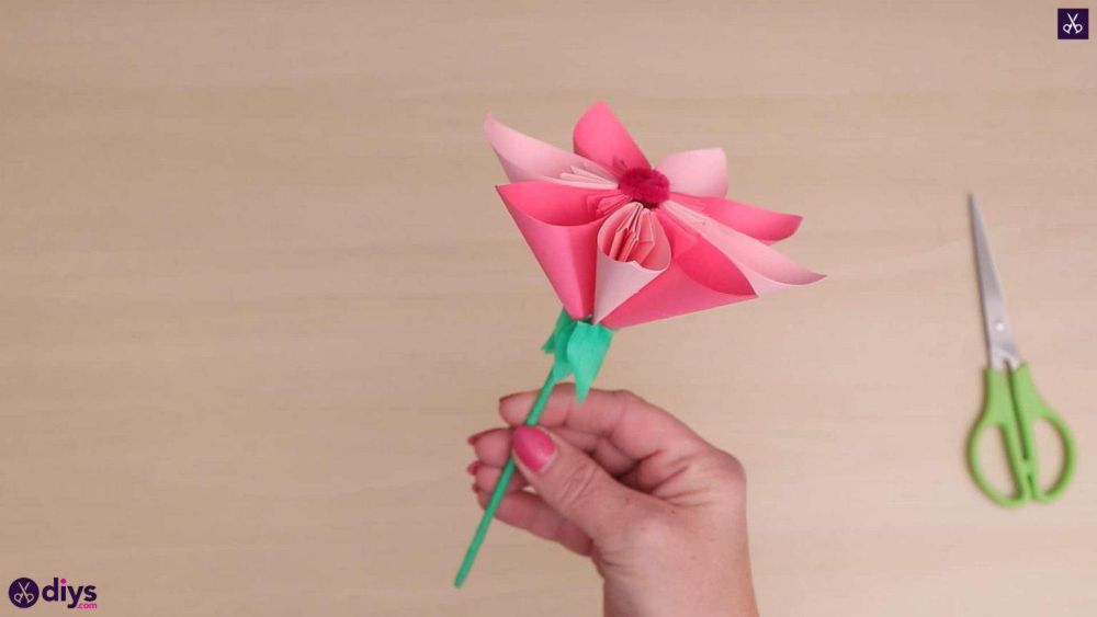 Diy 3d paper flower