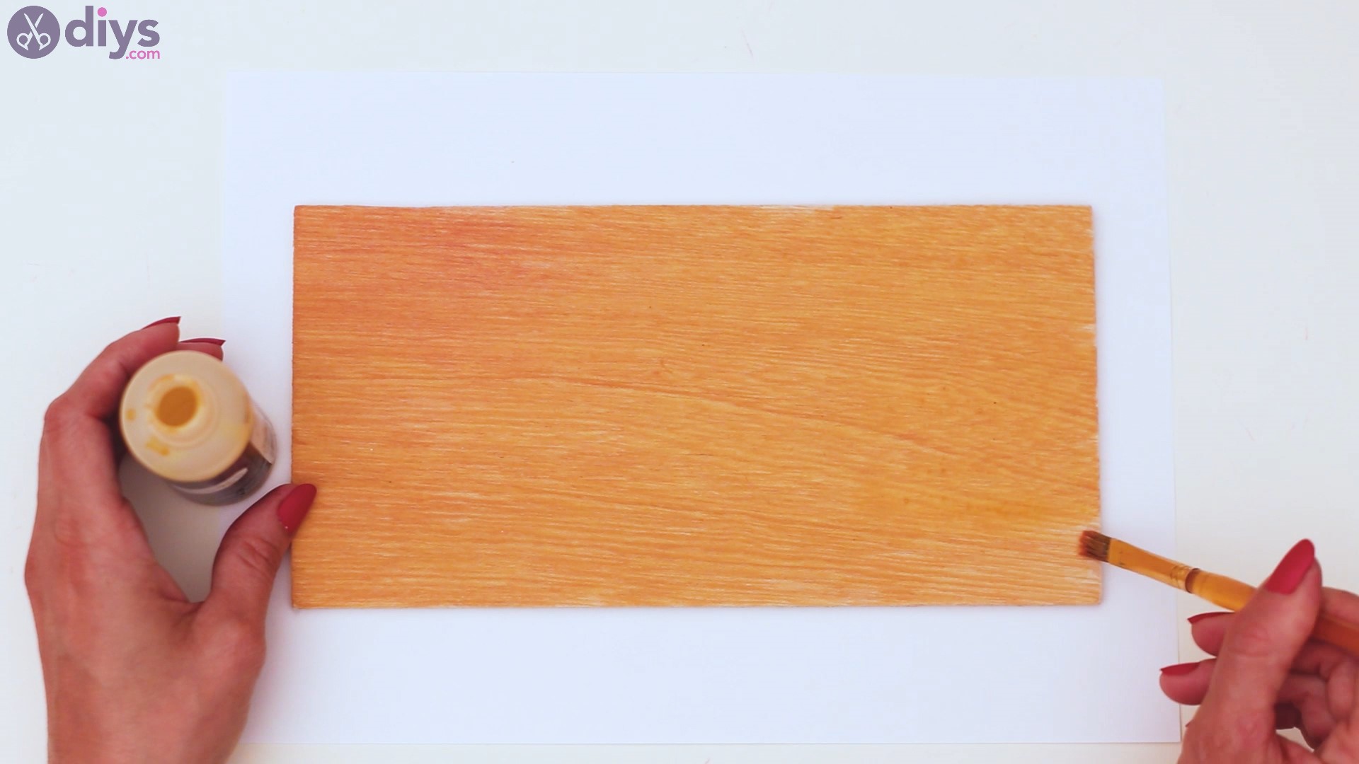 Rustic wooden memo board steps (4)