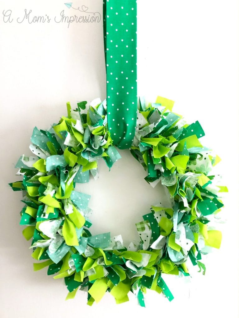 St. Patrick's Day Crafts - Shamrock Wreath