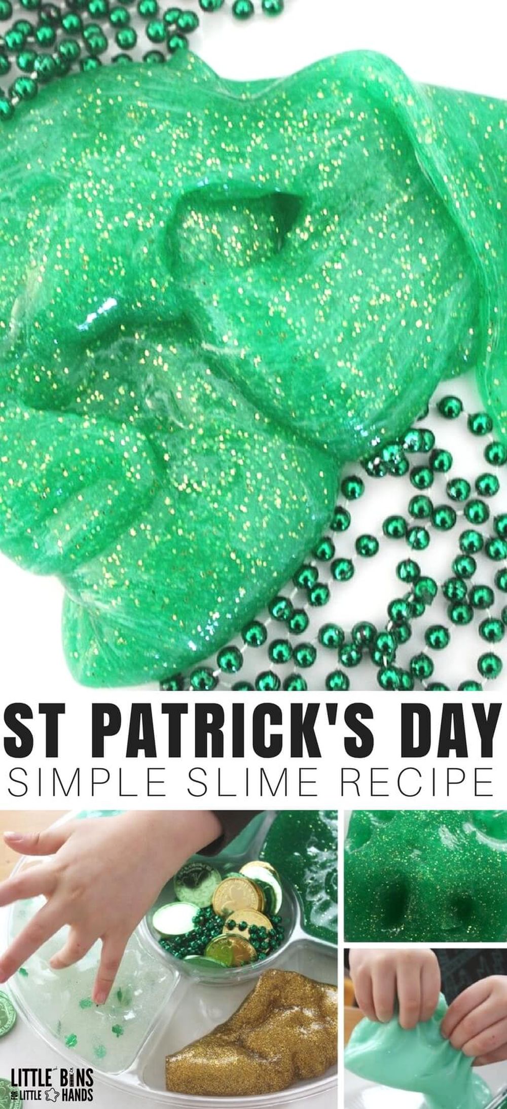 Simple easy st patrick's day crafts green slime