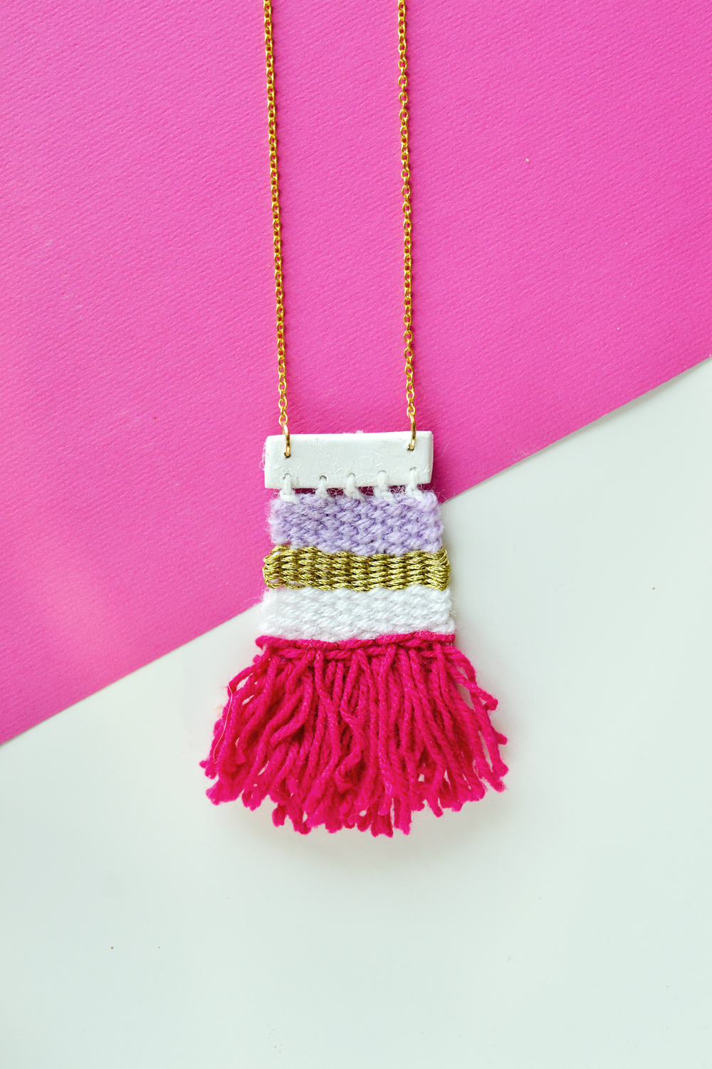 Woven necklace
