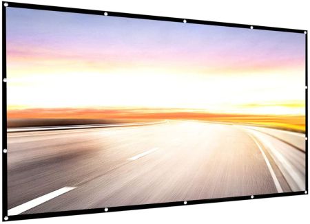 P jing projector screen 150 inch foldable anti crease projection screen