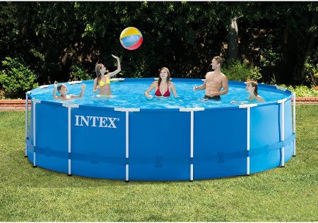 Intex 15ft x 48in metal frame pool set