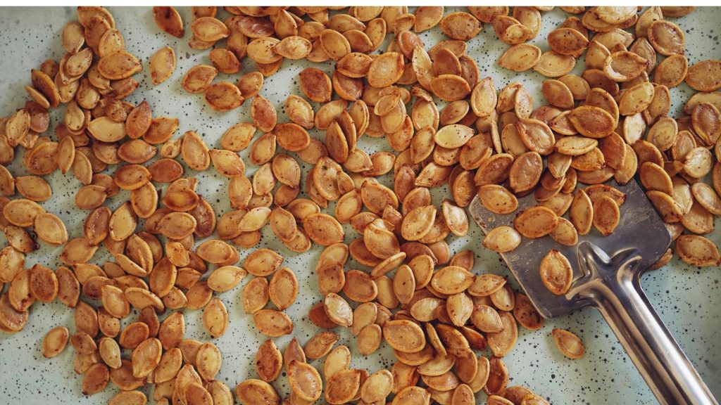 Roast the seeds for a healthy snack mid morning