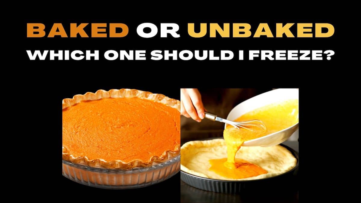 Can you freeze pumpkin pie