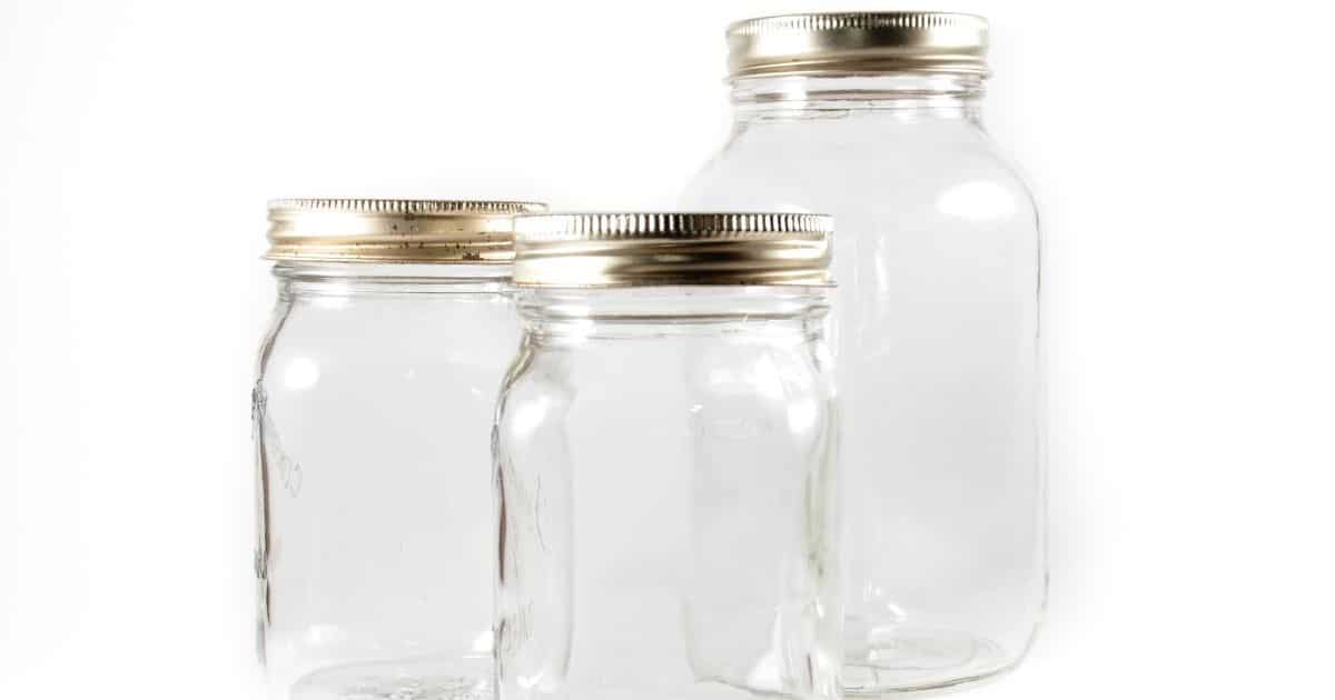 A picture of mason jars