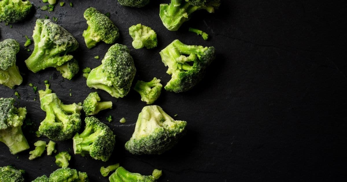 Flash freeze your broccoli by placing the individual florets on a tray