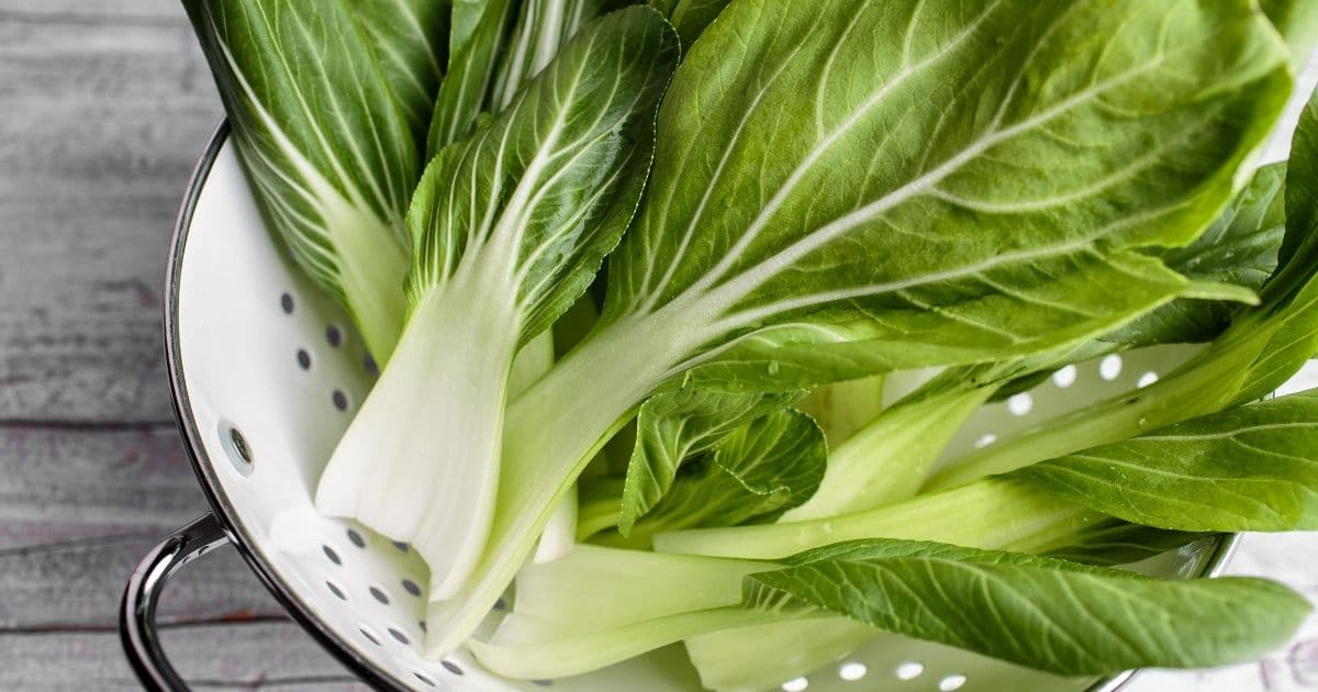 Crunchy bok choys