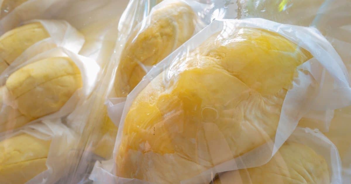 Mash potatoes in vacuumed sealed bags