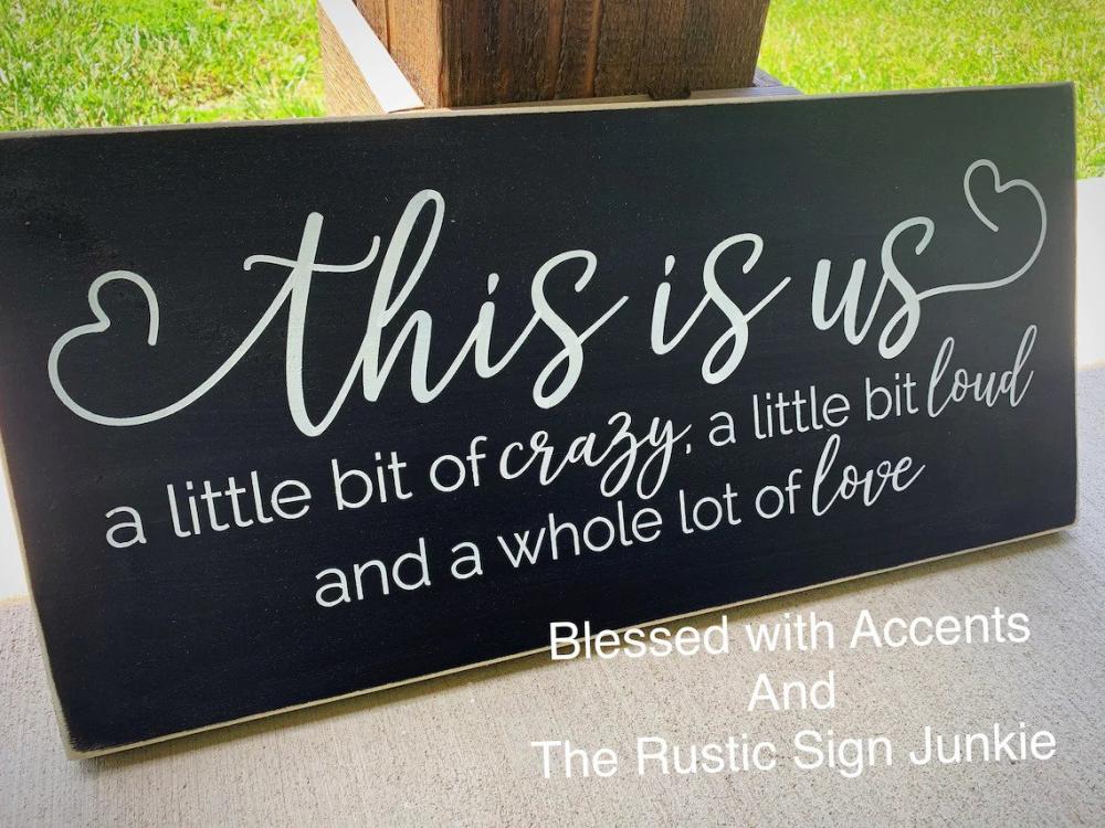 This is us welcome sign