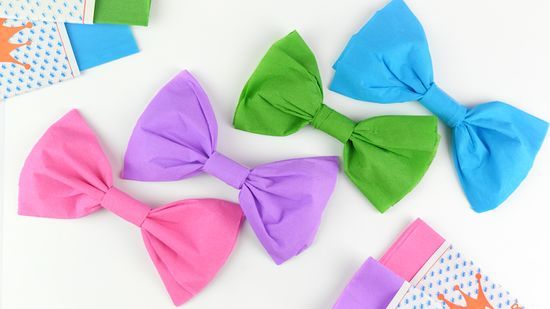 Crepe paper bow