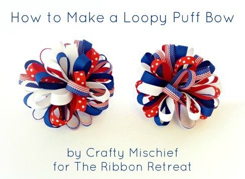 Loopy puff bow