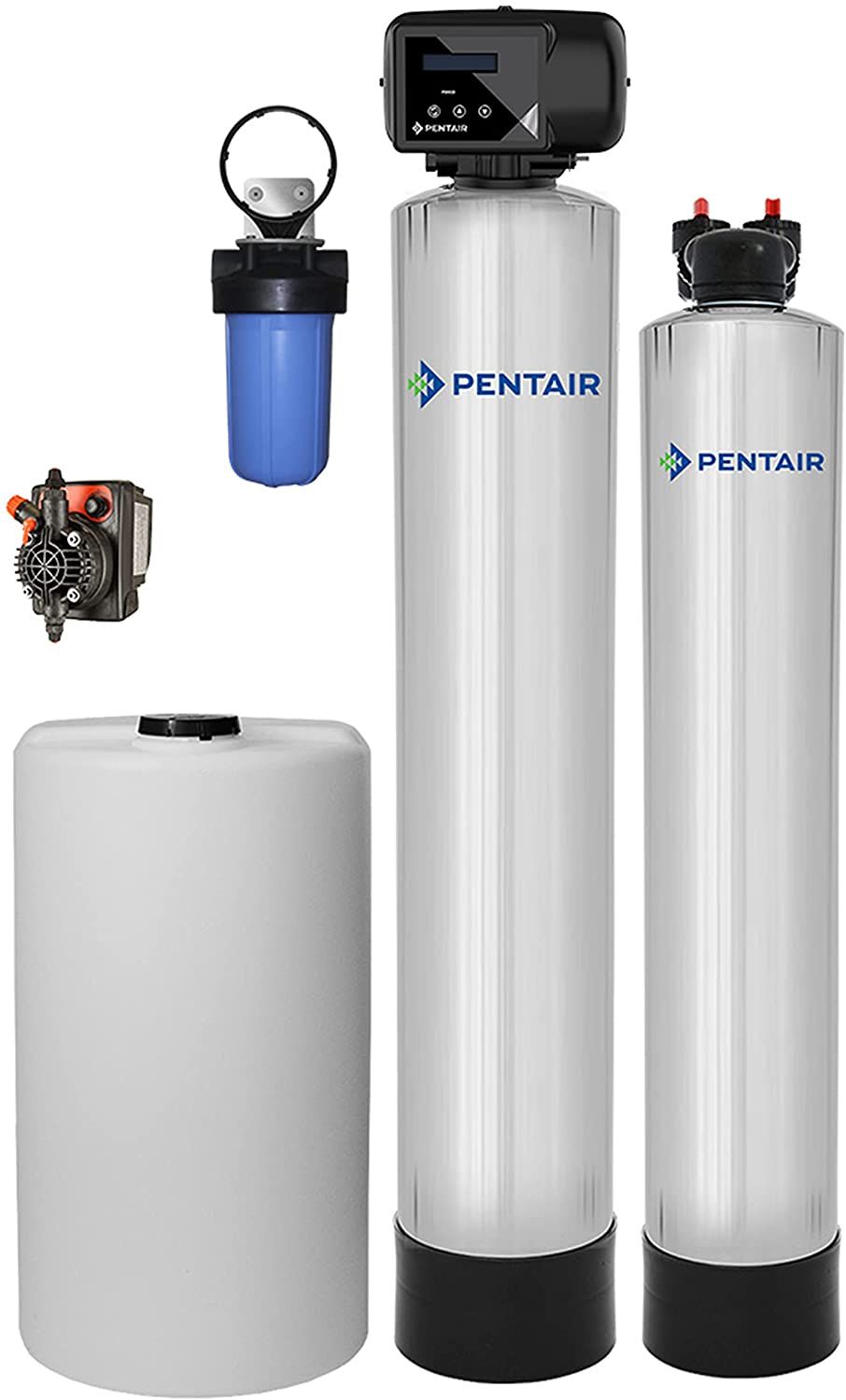 Pentair pelican wf4 p iron & manganese filter system combo