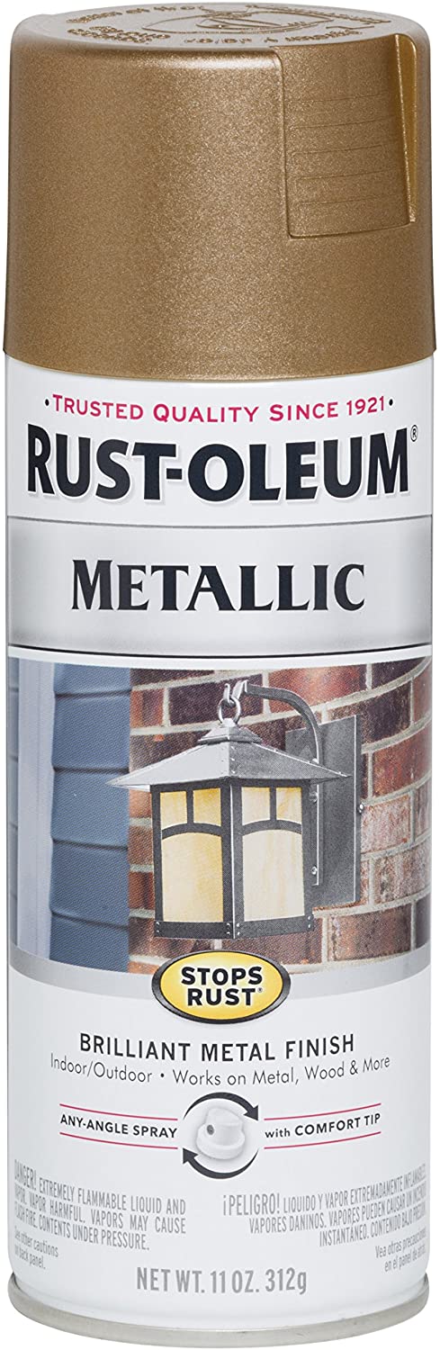 Rust oleum metallic spray paint