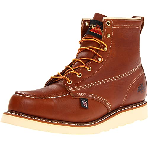 Thorogood men's american heritage 6 moc toe, maxwear wedge safety boot