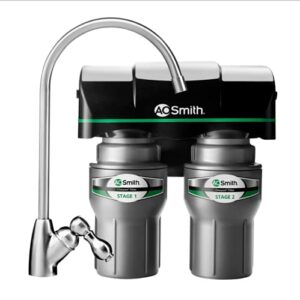 Ao smith ao us 200 2 stage under sink clean water faucet filter