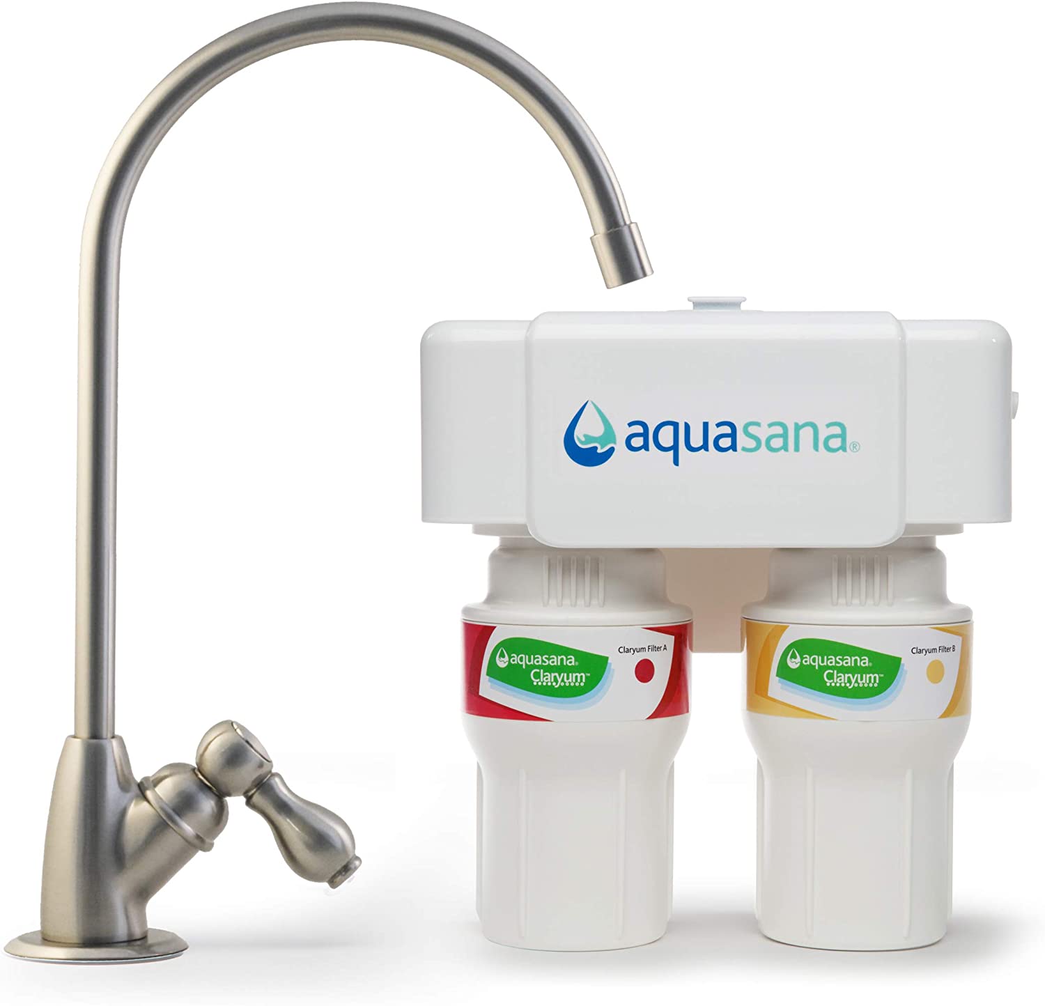Aquasana aq 5200 2 stage under sink water filter system