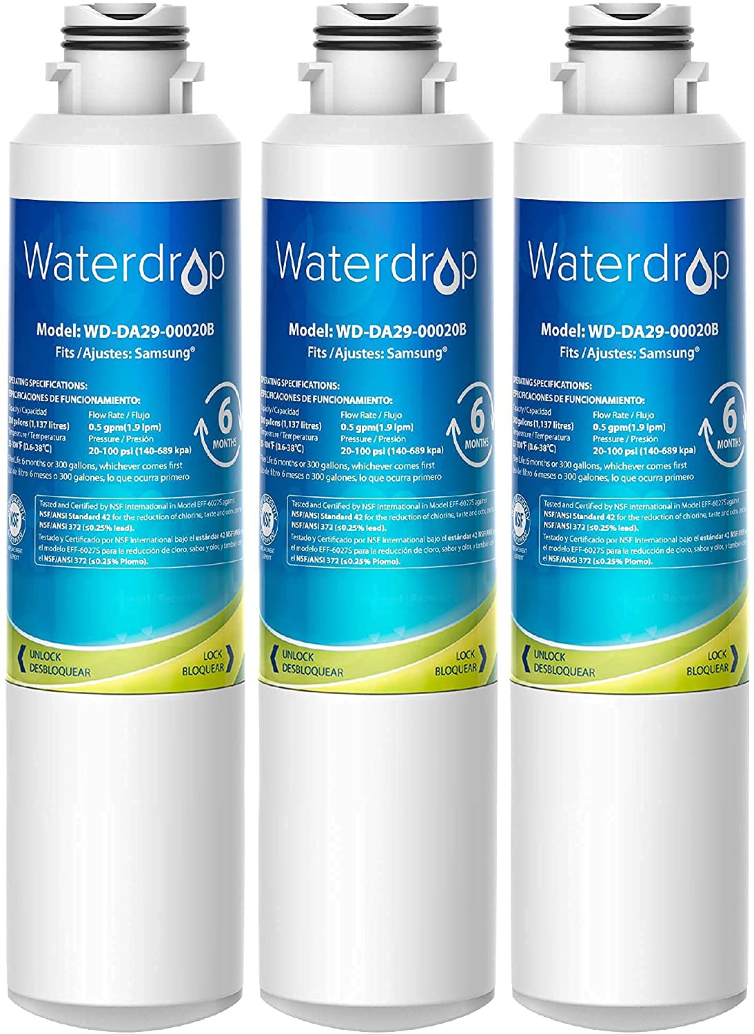 Waterdrop da29 00020b refrigerator water filter