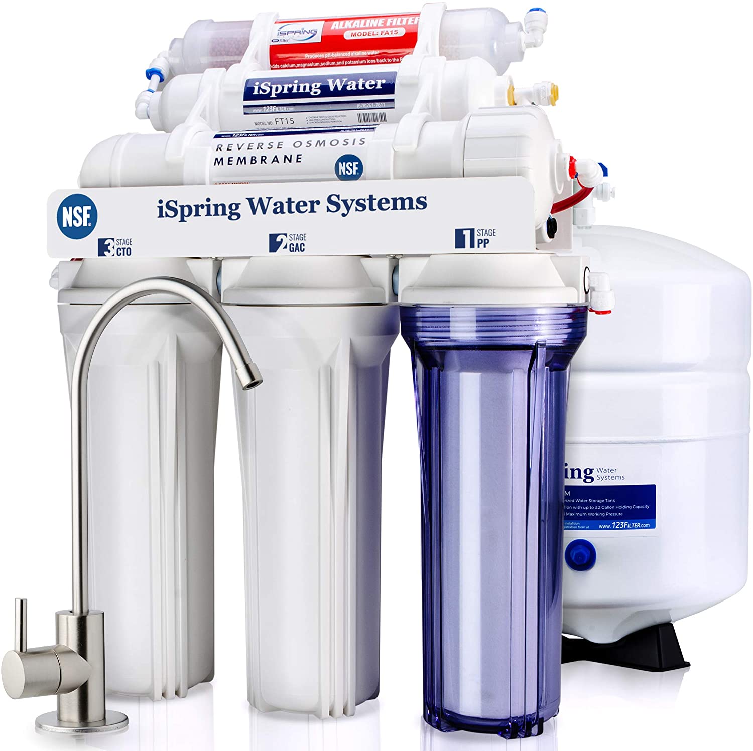 Ispring rcc7ak 6 stage drinking water filter system