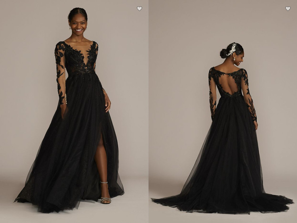 ball gown prom dresses with sleeves,Black Formal Dress with Lace,Princess Prom  Dress with Train · bridesdayprom · Online Store Powered by Storenvy