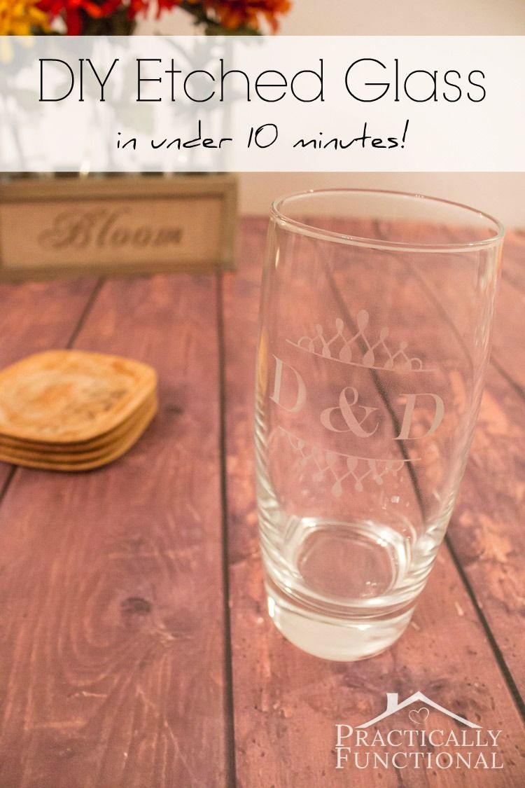 Diy etched glass