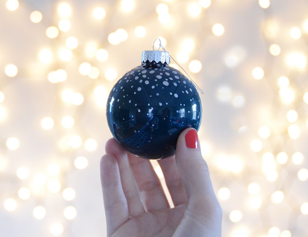 Diy painted glass ornaments