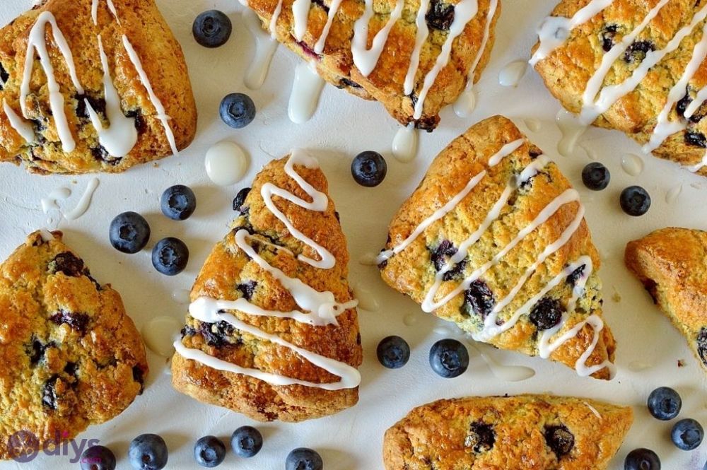 Party finger food ideas lemon and blueberry cardamom scones