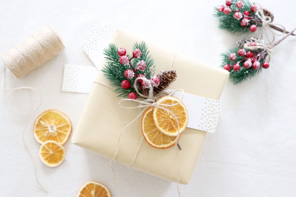 Diy citrus gift tags