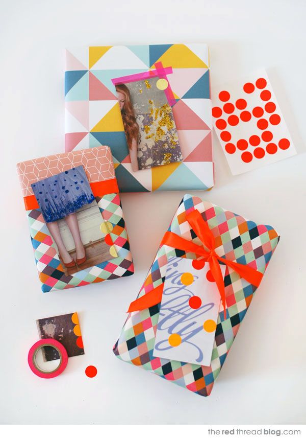 Diy magazine clippings gift tags