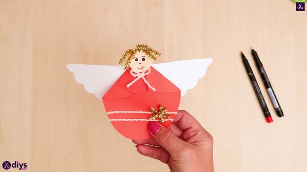 Angels - Construction Paper Christmas Crafts 
