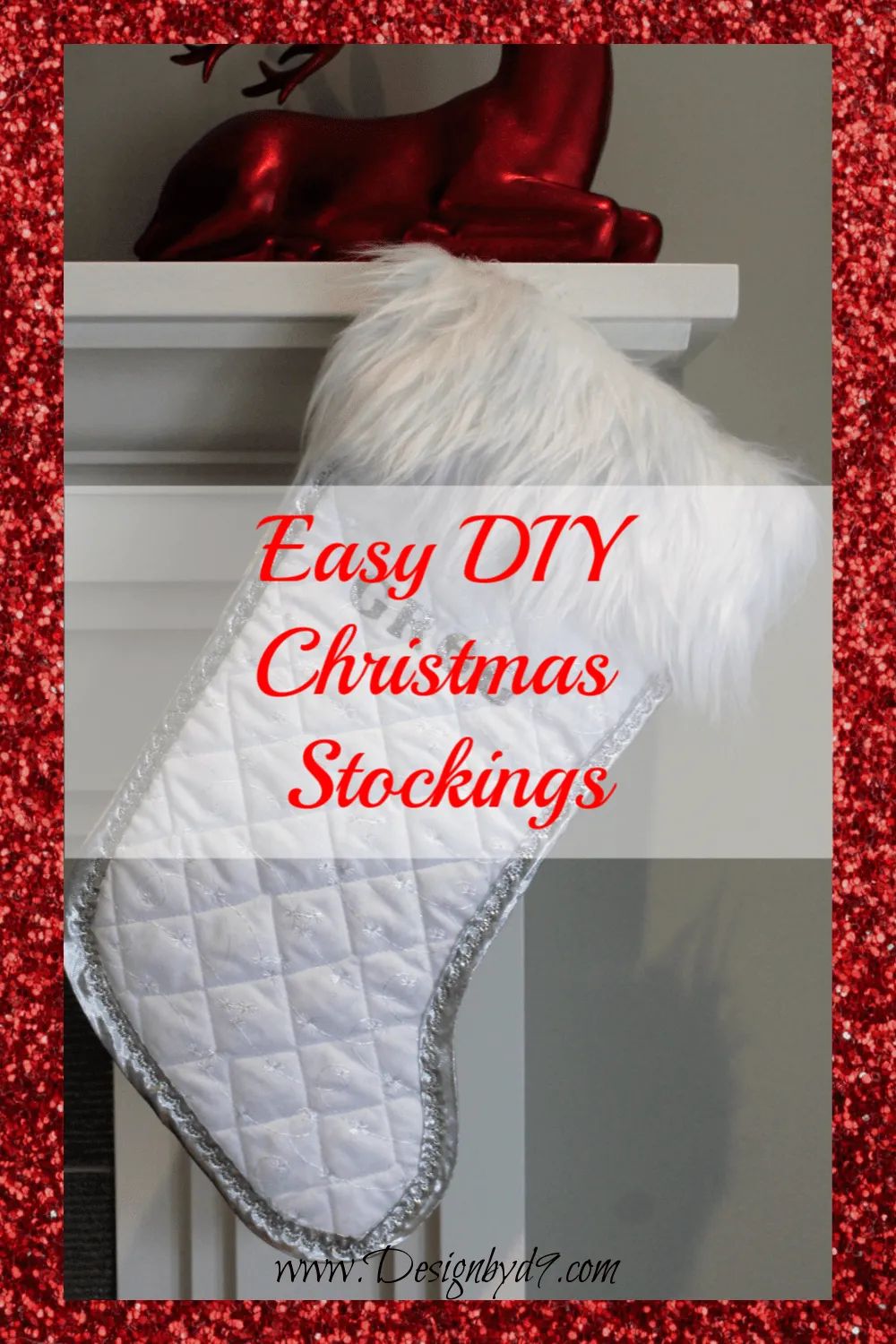 Easy cat christmas stockings 