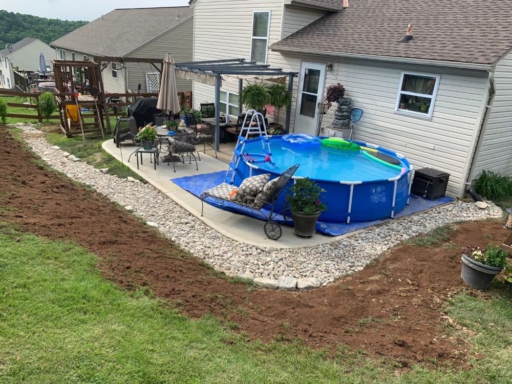 French drain around the house 
