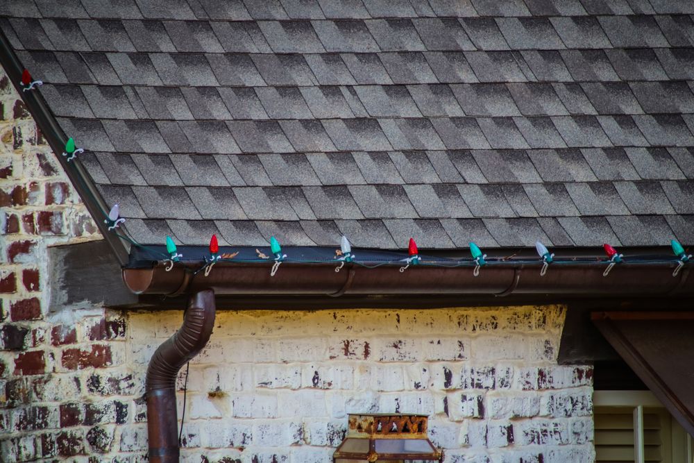 Gutter christmas lights