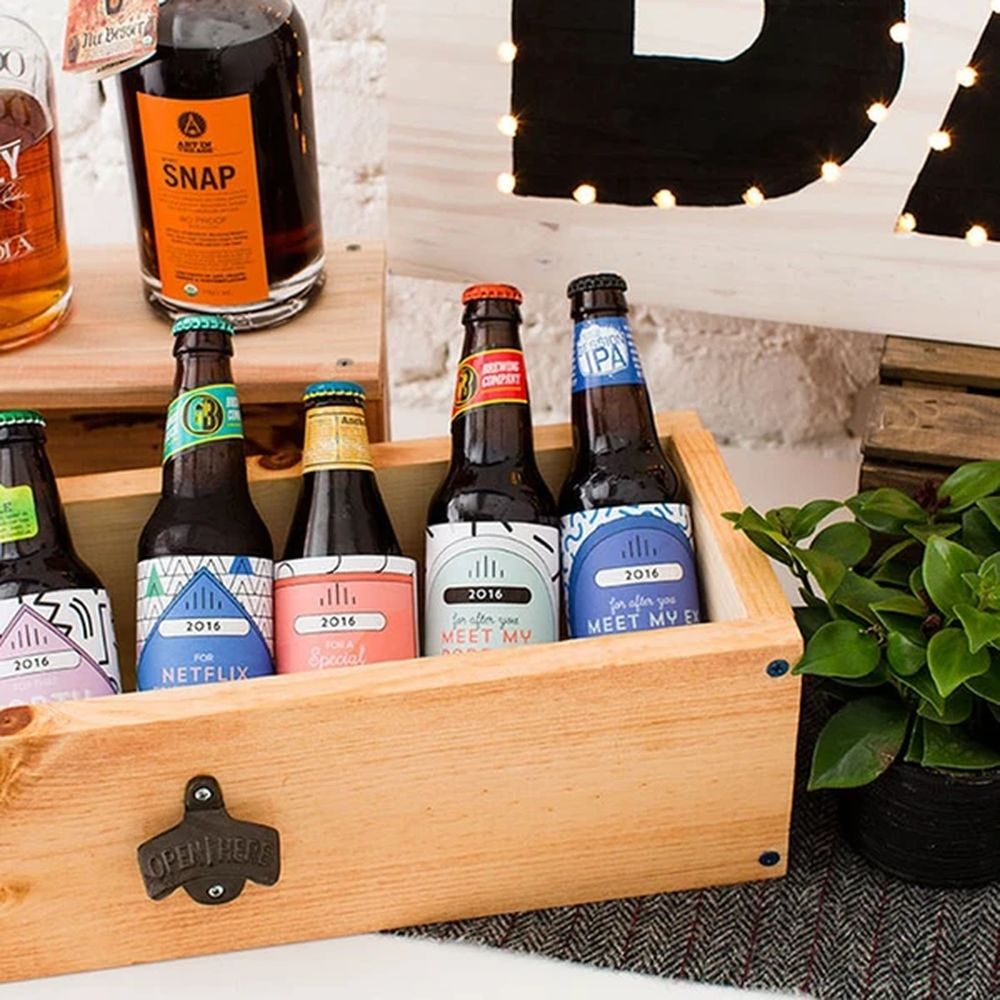 Beer box valentine's day ideas for him
