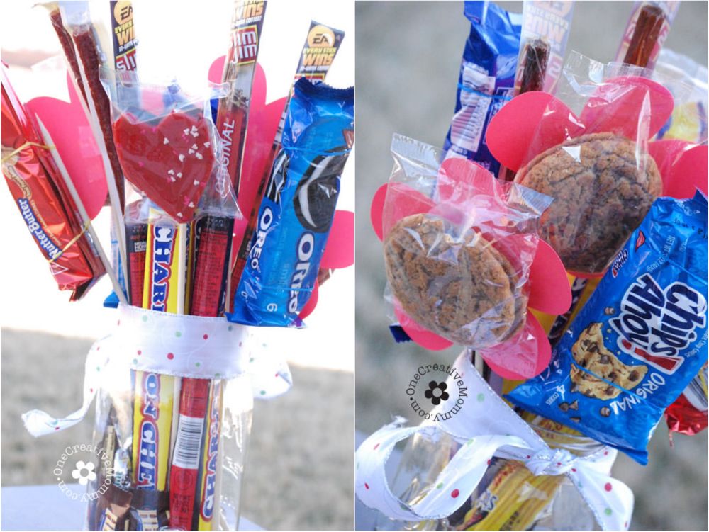 Diy manly candy bouquet