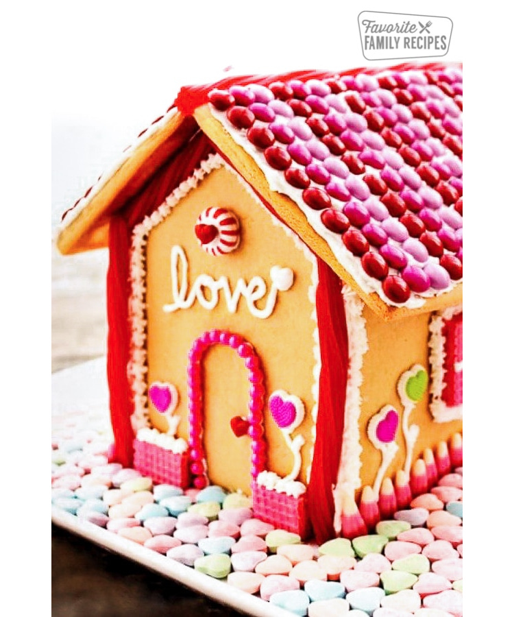 Romantic gingerbread house
