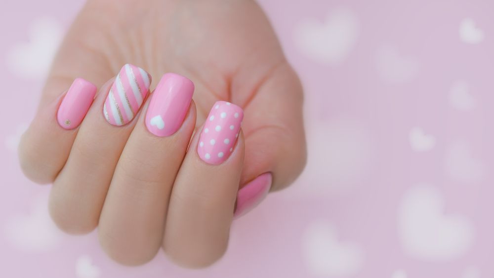 Valentine nail designs pink wallpaper nails