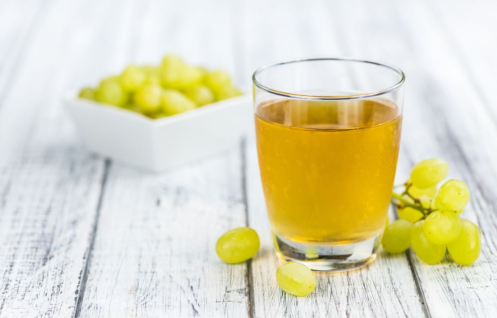 juice made from white grapes