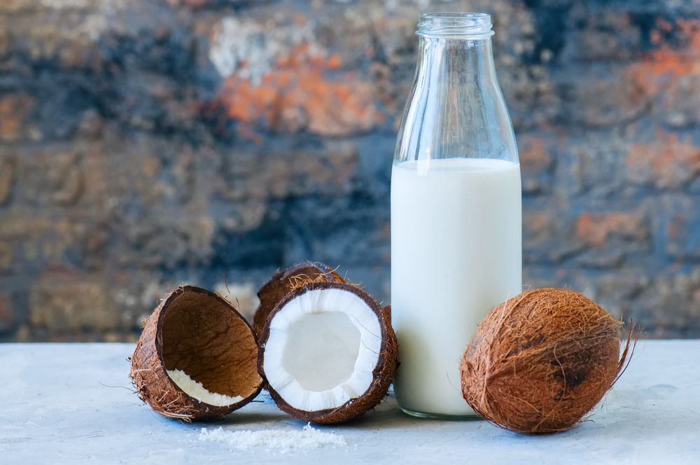 Coconut milk substitute for evaporated milk