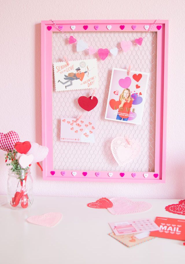 Diy valentine card display