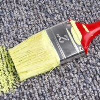 how to get paint out of carpet
