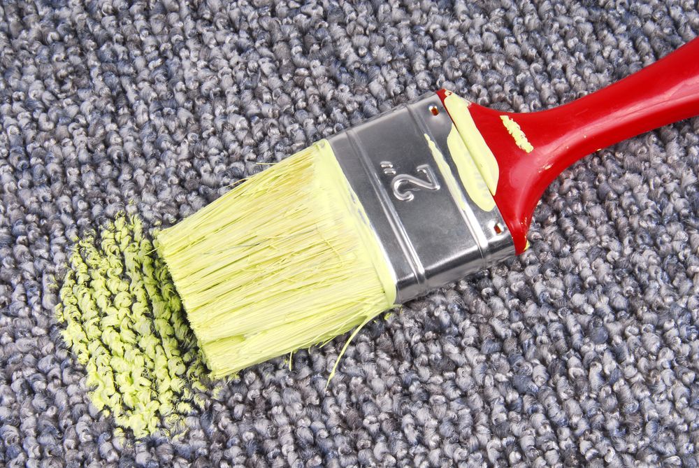 how to get paint out of carpet