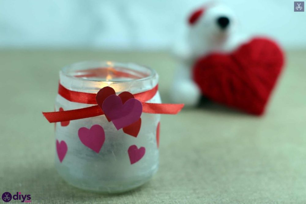 Heart candle holder