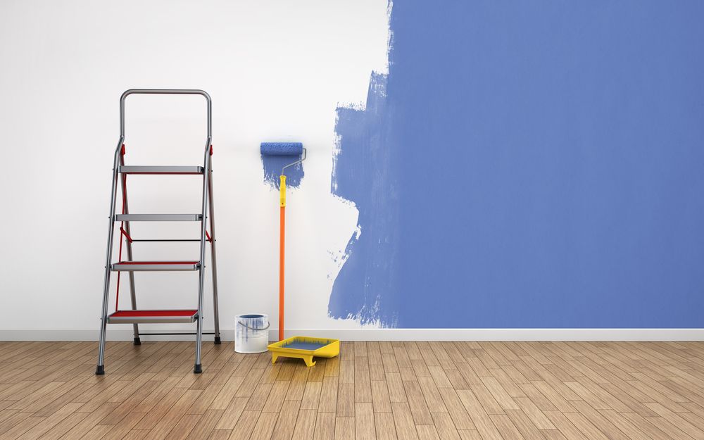 Как покрасить комнату шаги 2
