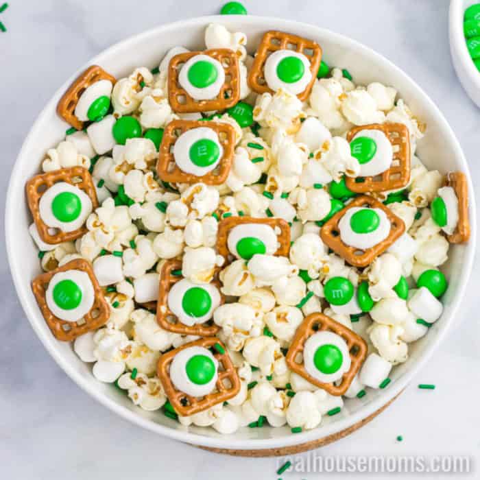 Green eggs ham snack mix - St. Patrick's Day Party Food