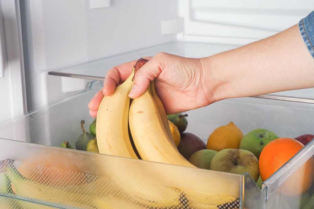 How to store bananas in the fridge