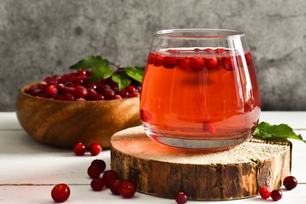 refreshing cranberry juice