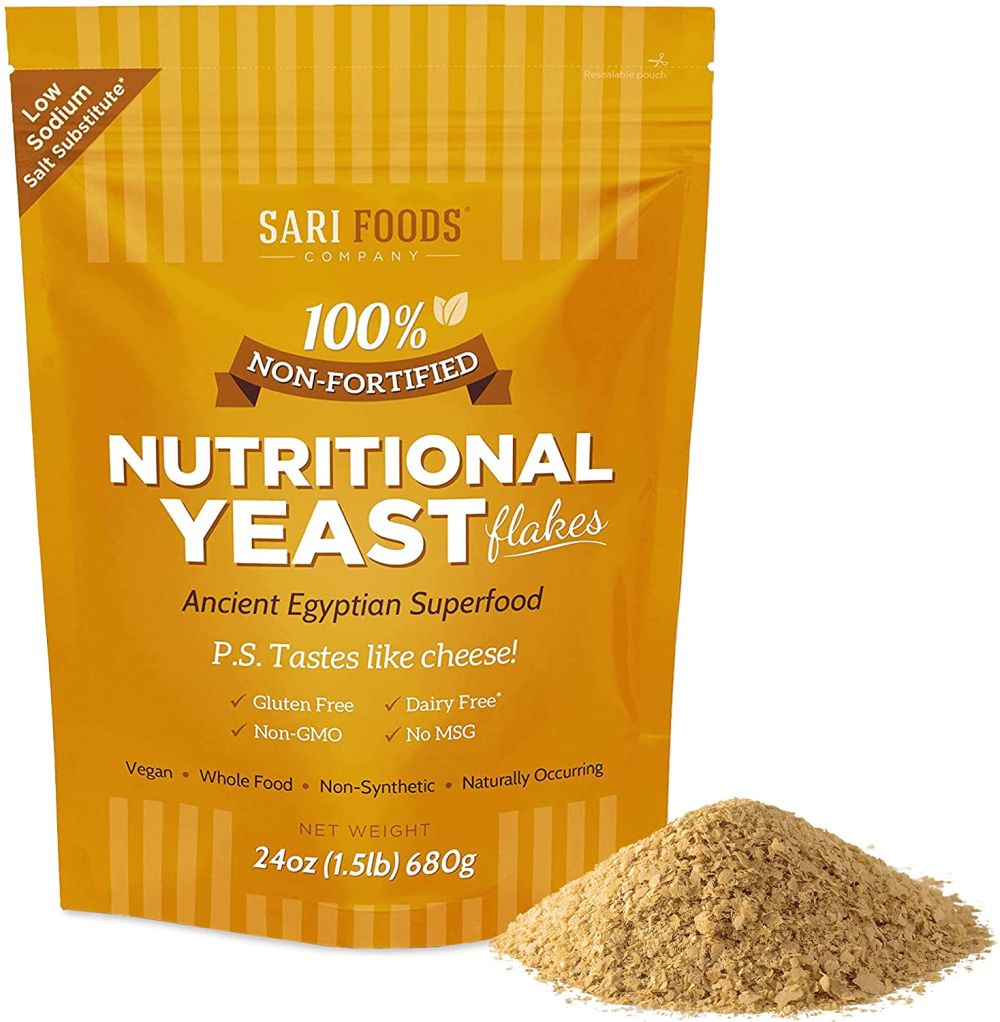 Non fortified nutritional yeast flakes