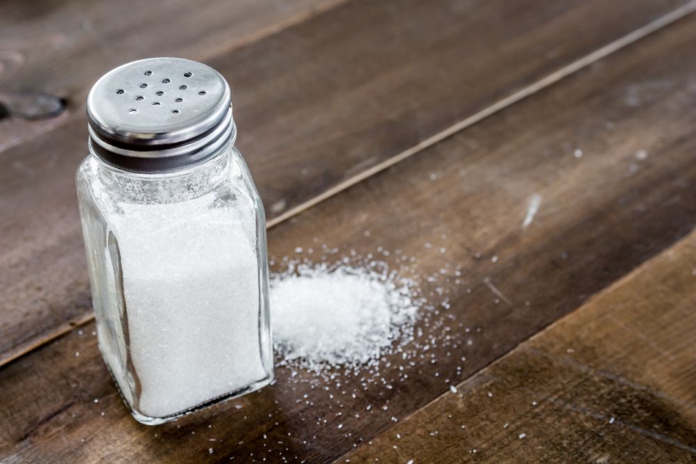 Salt as soy sauce substitute
