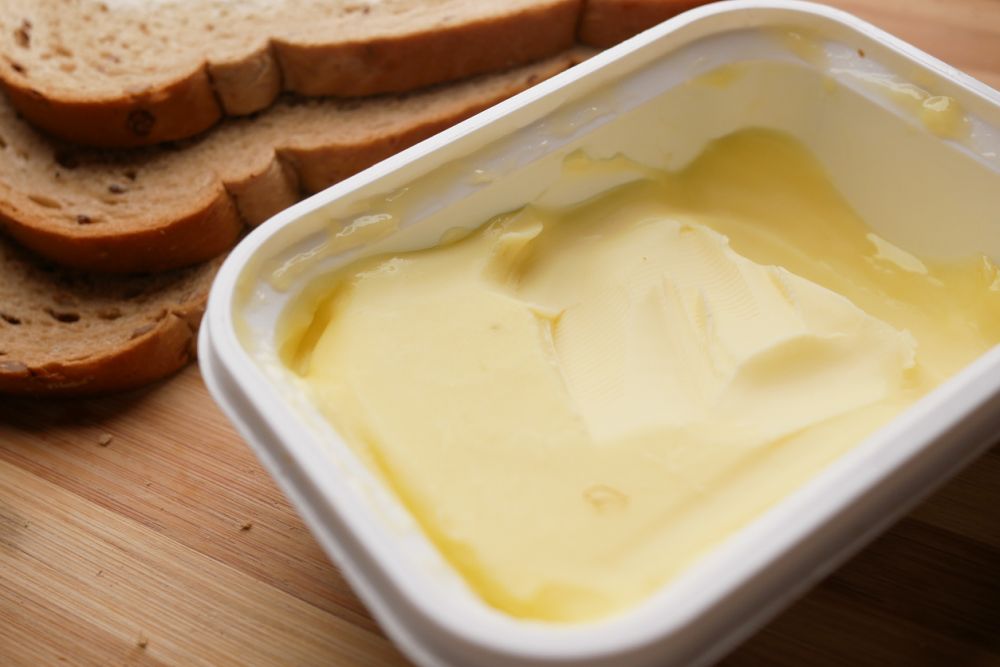 Margarine as butter substitute in cookies